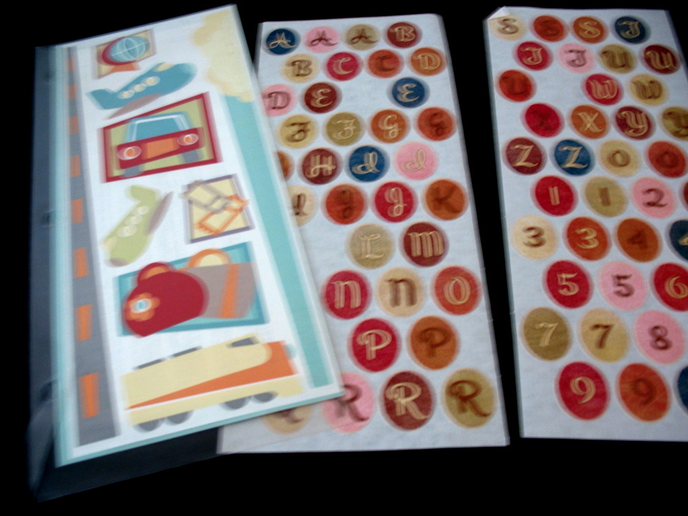 Creative Memories ABC Great Lengths, Titles, Travel, Mediterranean stickers
