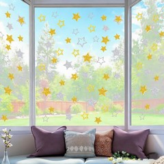 768Pcs Glitter Star Stickers Foam Stickers Small Large Stars Shape Stickers Self