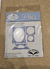 NEW 6 ELIZABETH CRAFT DESIGNS UCHI’S CRAFTY CUTT CARD TAG FRAME DIE SCRAPBOOKING