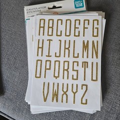 Huge Scrapbooking Stickers Alphabet Letters Assorted Lot