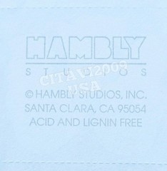 HAMBLY STUDIOS STICKERS HOLIDAY PRISMATIC CHRISTMAS LET IT SNOW SNOWMAN VINTAGE