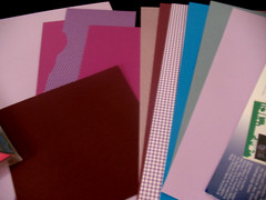 Lot Photo Mounting Paper, home class pre-cut Triangles, scenic diecut Landscape