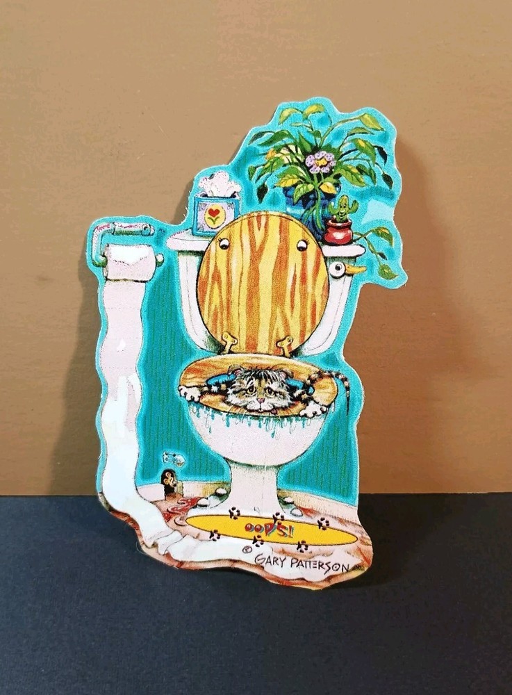 Vintage Stickers Cat Humor Vending Machine Sticker Y2K