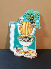 Vintage Stickers Cat Humor Vending Machine Sticker Y2K