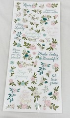 Mixed Lot 500+ Multi-Brand Embellishments/Stickers/Sentiments/+ w/ Storage Album