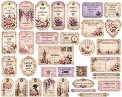 London Theme Junk Journal Embellishments Kit Scrapbook USA