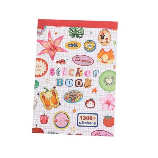 Girl’s Korean Sticker Book – Food and Daily Life Theme – 1300+ Unknown Moment