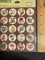 Botanical Die Cut Sticker Package Scrapbook Craft Stickers
