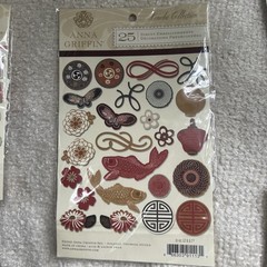 Lot of 7 Anna Griffin K&Company Scrapbooking Card Making Embellishments Die Cuts