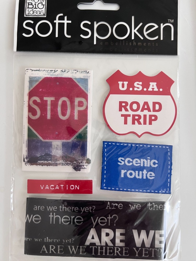 Soft Spoken Dimensional Stickers – Various Themes – You Choose