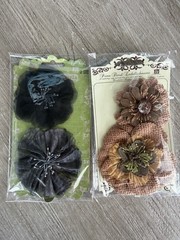NEW – 25 Lot Prima Flowers Floral Embellishments Scrapbooking Cards Mixed Media