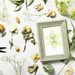100-Pack Skeleton Leaves, Natural Rubber Leaves Vein[4-6cm, Dark Light Green]