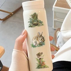 50PCS Forest PET Transparent Stickers Waterproof Scrapbook Journal Laptop Decals