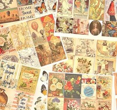Mega Bundle 100+ Vintage Prints for Journals, Scrapbooking or Paper Crafts #VC55