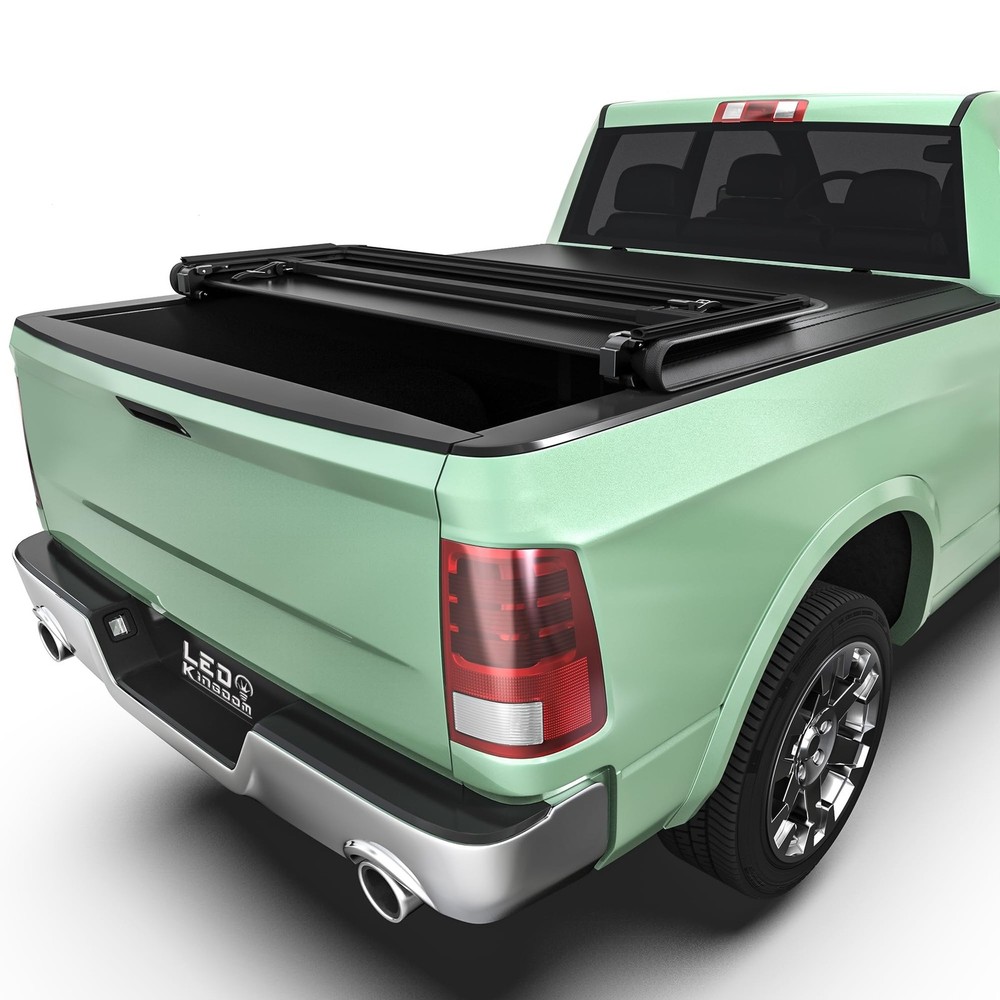 Soft Tri-Fold Tonneau Cover for 2009-2026 Dodge Ram 1500 5.7ft Bed Crew Cab