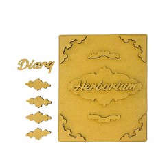 MDF Cover Diary To Decorate – Herbarium Silvae