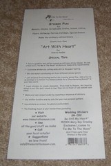 Tie Me To The Moon ~ Be Still My Heart Wedding Sticker Sheet