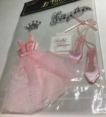 Paper Studio La Petites Ballet Ballerina 3D 3 D Stickers Set Of 2 Packs Sealed
