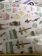 Lot of 125+ VTG NOS Scrapbook Sticker Packs +Forever In Time, Plus More