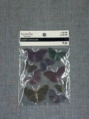 RECOLLECTIONS HALLOWEEN DIMENSIONAL STICKERS 9 PC EMBELLISHMENTS BUTTERFLY MOTH