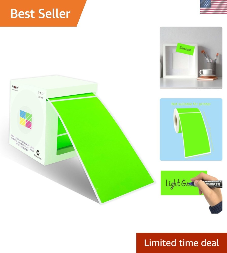 3 X 5 Inch Rectangle Adhesive Color Coding Stickers,Square Inventory Stickers…