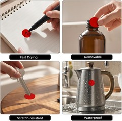 FINDAT 350 Pcs 1″ Vinyl Dot Stickers 10 Colors