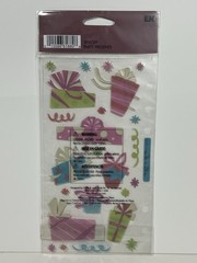 Sticko EK Success Stickers Crafting Scrapbooking Cathy B Vellum Party Presents