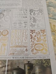 Iron Orchid Designs Transfer Figgy & Flourish Guilded Foil Retired Christmas