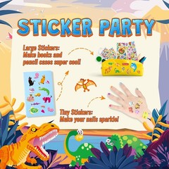 Lightweight, Non-Toxic 3D Animal Stickers – 3200+ Pieces for Fun Learning