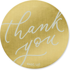 Thank You Stickers or Seals, Multi-Colored Text (500-Count)