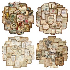 Bomichi 200pcs Vintage Stickers for Adults, Aesthetic Junk Journal Colorful