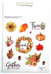 Thankful Fall Stickers Scrapbooking Journal Card Paper Studio