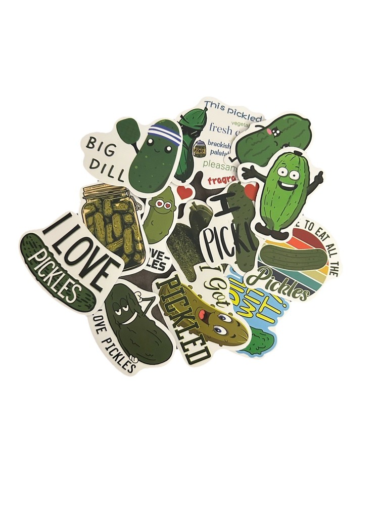 13pcs Pickle Stickers