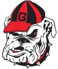 Digital Printable Stickers/Cropped Georgia Bulldog Decals/Downloadable