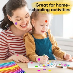 3000 PCS 1/2 Inch Colored Dot Stickers Round Color Coding Labels Circle Dots …