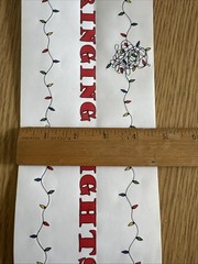 NRN Designs Stringing Lights Scrapbook Stickers ROLL Holiday Christmas