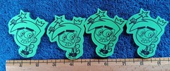 Nickelodeon Sticker Foam Art 3D Puffy Scrapbook 62 Fairy Odd Parents Arnold Rug