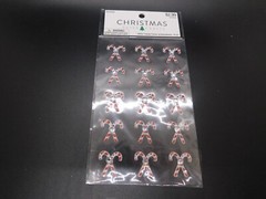Christmas paper crafts Glitter candy canes w/ Gemstones 15pc