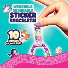 STICKI Rolls Sticki Station – the Original Wearable Shareable Sticker Jewelry Ki