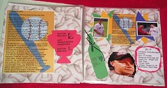 Boston Red Sox Collectible Home Made 2007 World Series Vintage Scrapbook Album