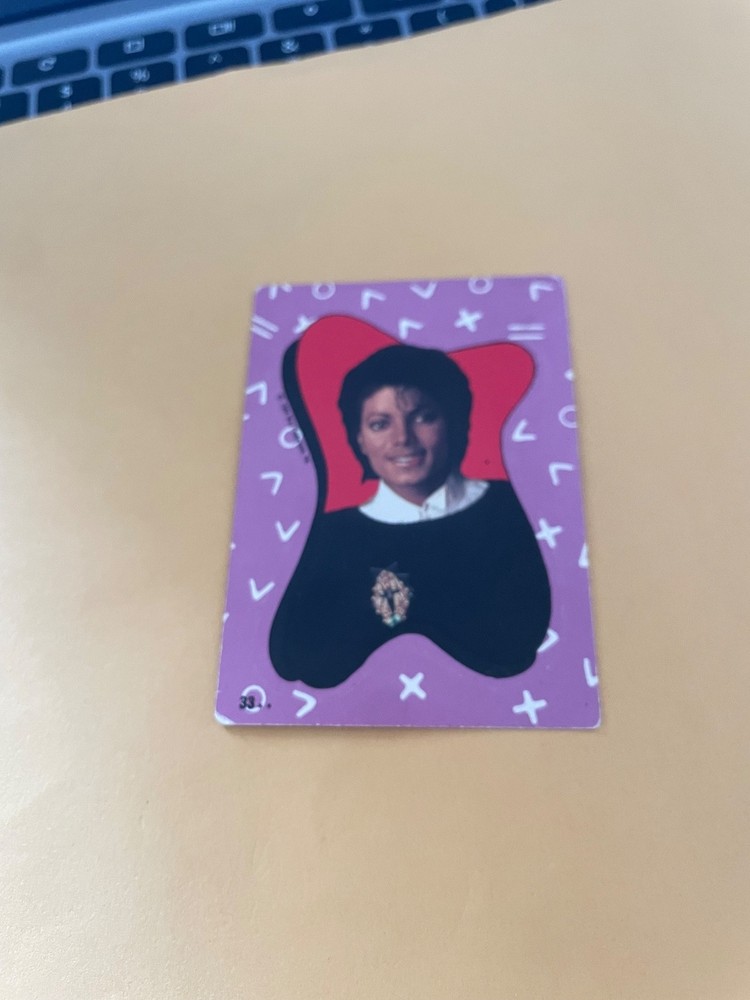 Vintage 1980s Michael Jackson Sticker