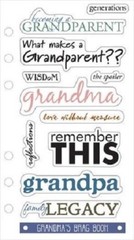 FAMILY GRANDPARENT Grandma Grandpa Love Wisdom Generations Sticko Stickers