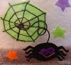 4 Packs Felt Stickers 4 Crafts, School, Parties Ghost, Spider – Halloween #65