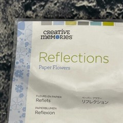 Creative Memories REFLECTIONS PAPER Tag Flower Stickers Scrapbook Craft 2 packs
