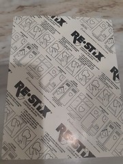 PAPER MAGIC Re-Stix STICKERS 1 SHEET Vintage unused signs symbols