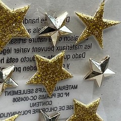 Jolee’s Boutique Gold Star Stickers Patriotic Scrapbooking Journal Collage