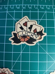 3 Retro Sailor Tattoo 2″ Stickers Navigation Ship Women Anchor Motorcycle Biker