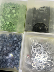 Recollections Brads – Metal Flower Embellishments 30pc (New) and 5 pk of unknown