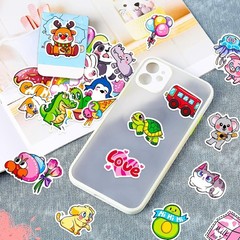 Cute Stickers for Kids, Mixed Adorable Animal Kids Stickers Bulk for Boys Girls