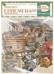 Stamperia ART OF TRAVELLING Adhesive Ephemera Vacation 39pc DFLCT79